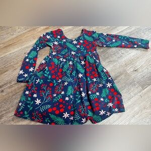 Floral and Berry Patterned Dress